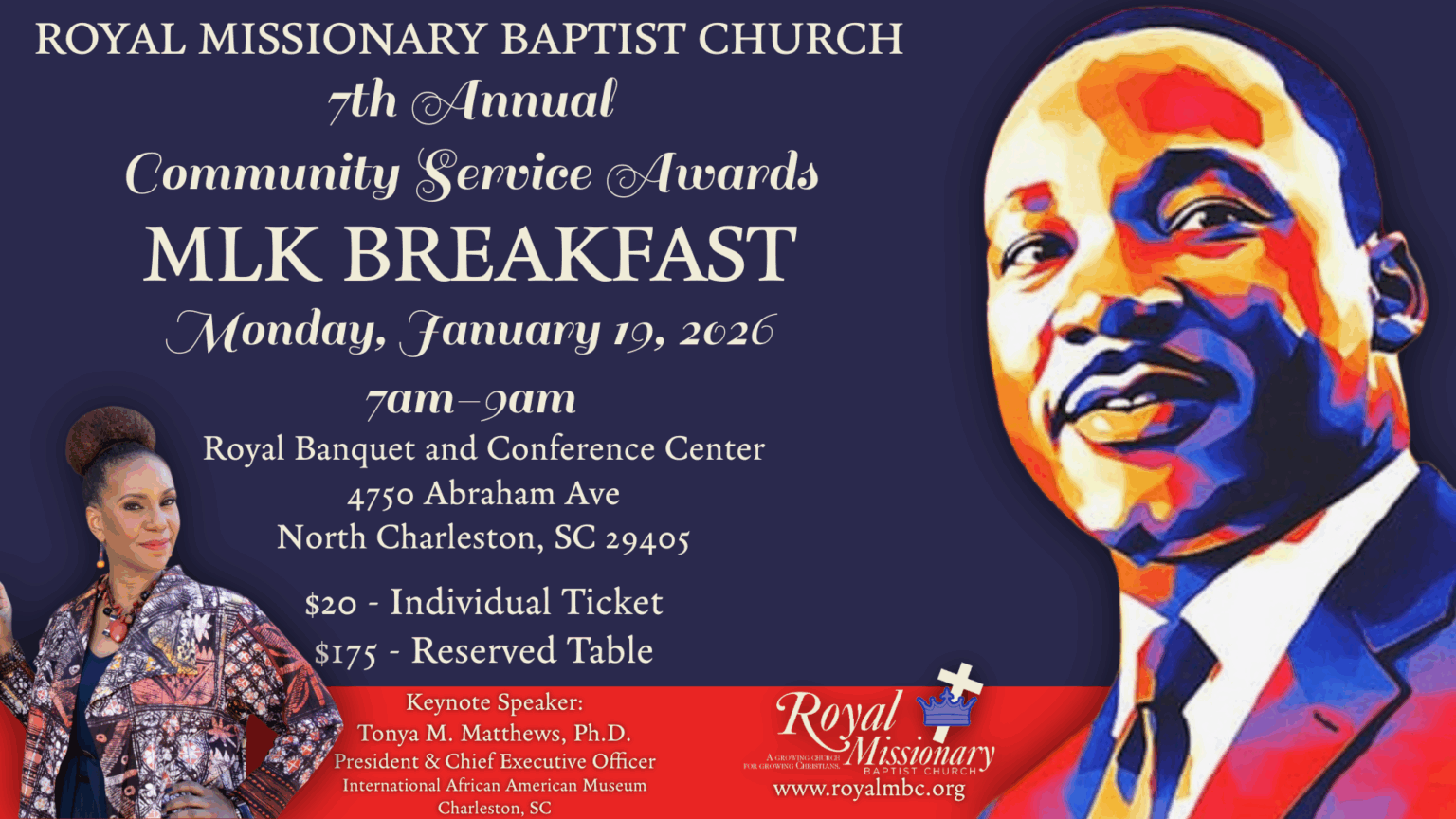 events registration for churches and ministries ... Event Registration - Royal Missionary Baptist Church